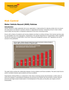 Motor Vehicle Record (MVR) Policies - Norman
