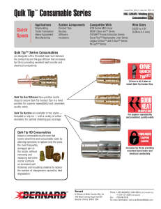 Quik Tip™ Consumable Series