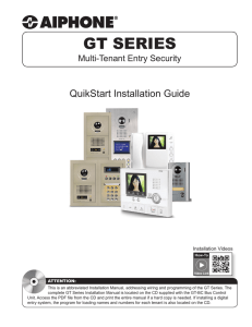 GT Series QuikStart Guide