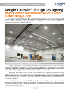 Frontline_Installation_A_Dialight LED High Bay Lighting Case Study