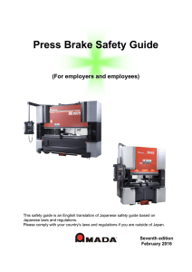 Press Brake Safety Guide: PDF file