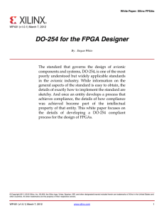 Xilinx WP401 DO-254 for the FPGA Designer, White Paper