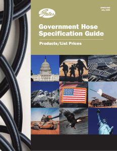 Government Hose Specification Guide