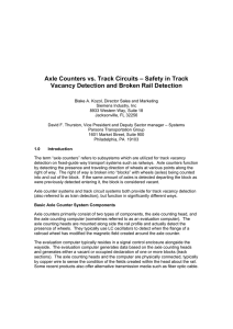 Axle Counters vs. Track Circuits – Safety in Track Vacancy Detection