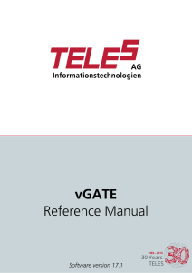 vGATE Reference Manual