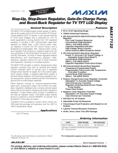 Step-Up, Step-Down Regulator, Gate