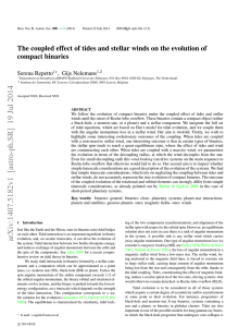 The coupled effect of tides and stellar winds on the evolution of