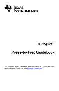 Press-to-Test Guidebook