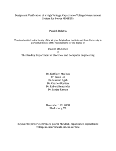 Design and Verification of a High Voltage, Capacitance Voltage