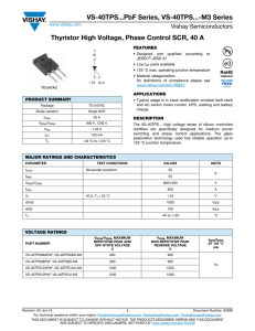 VS-40TPS...PbF Series, VS-40TPS