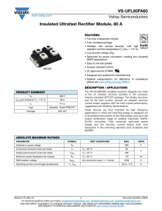 VS-UFL80FA60 Datasheet