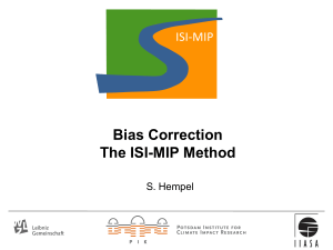 S. Hempel: ISI-MIP - IS-ENES