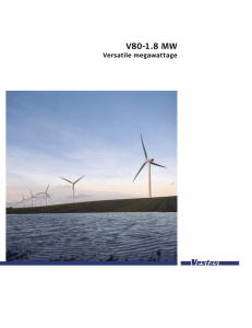 Vestas V80 - Puget Sound Energy