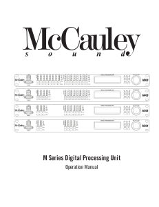 M Series Digital Processing Unit