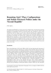 Remaking Italy? - UCLA Division of Social Sciences