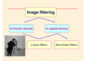 Image filtering