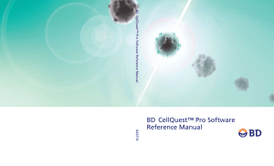 BD CellQuest™ Pro Software Reference Manual