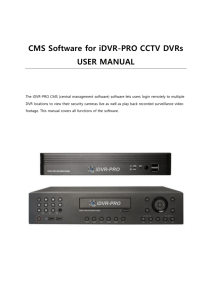 iDVR-PRO CCTV DVR CMS Software