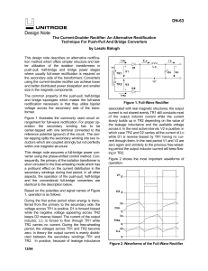 DN-63 The Current-Doubler Rectifier: An Alternative Rectification