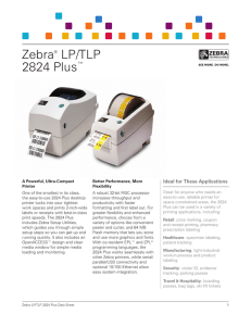 Zebra® LP/TLP 2824 Plus™