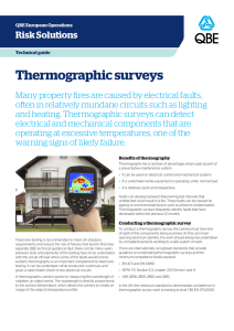 Thermographic surveys technical guide