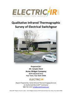 Qualitative Infrared Thermographic Survey of Electrical Switchgear