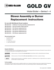 gv-blower-and-burner-replacement-instructions_1 - Weil