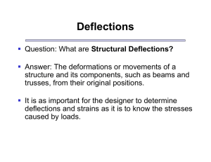 What are Structural Deflections?