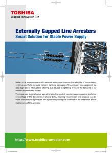 Externally Gapped Line Arresters