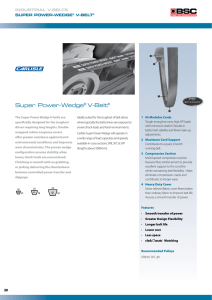 Super Power-wedge® V-Belt
