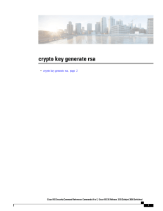 crypto key generate rsa
