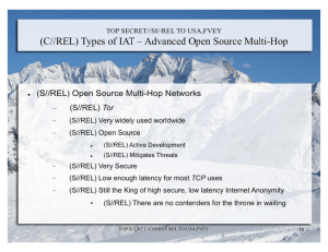 (C//REL) Types ofiAT- Advanced Open Source Multi-Hop