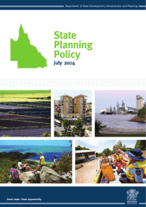 State Planning Policy - July 2014 - Department of Infrastructure