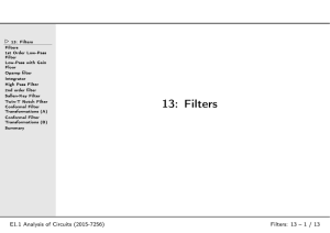 13: Filters