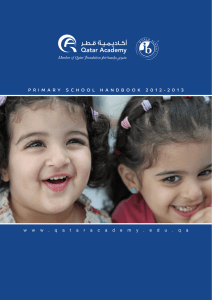 www . qataracademy . edu . qa PRIMARYSCHOOLHANDBOOK 2 0