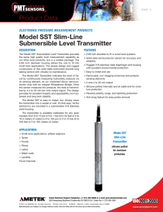 Model SST Slim-line Datasheet
