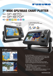 7" wide gps/waas chart plotter