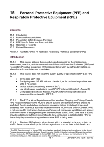 (PPE) and Respiratory Protective Equipment (RPE)