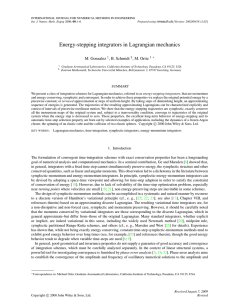 Energy-stepping integrators in Lagrangian