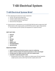 T-6B Electrical System Brief