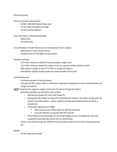 Electrical System Electrical System Comprised of