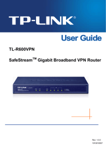 TL-R600VPN_V1_User_Guide - TP-Link