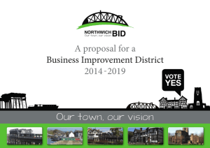A proposal for a Business Improvement District 2014