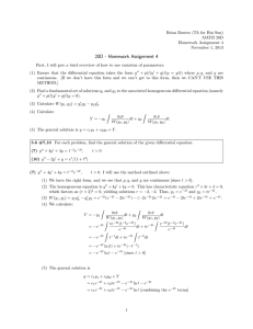20D - Homework Assignment 4