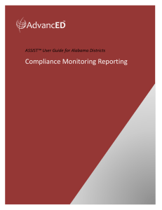 Compliance Monitoring Reporting