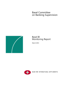 Basel III Monitoring Report, March 2015