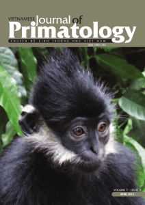 Vietnamese Journal of Primatology. Experiences using VHF and