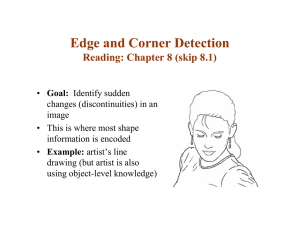 Edge and Corner Detection