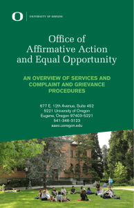 Office of Affirmative Action and Equal Opportunity