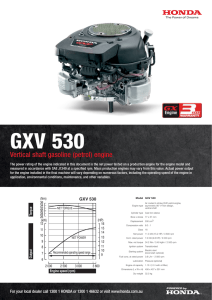 GXV 530 - HondaMPE.com.au
